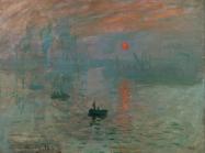 Claude Monet, Impression, Sunrise, 1872. Oil on canvas.