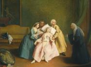 Pietro Longhi, The Faint, c. 1744. Oil on canvas.