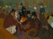 Henri de Toulouse-Lautrec, At the Moulin Rouge, 1892:95, Oil on Canvas, The Art Institute of Chicago