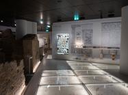 Interior View of Museo Ninfeo. Photo by Christopher Siwicki.One can see glass covered sections of floor scattered through the museum that reveal archeological sites