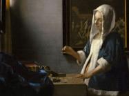 Johannes Vermeer, detail of Woman Holding a Balance, c. 1664. National Gallery of Art, Washington D.C.