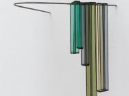 Niamh O’Malley, Gather. Foiled colored glass, steel. 435 x 430 x 400 mm.