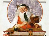 Norman Rockwell's Santa