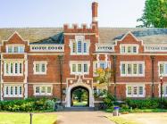 reed college building on a sunny, clear-sky day