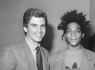 Larry Gagosian and Jean-Michel Basquiat, New York, 1983, Courtesy Gagosian Gallery