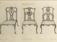 Thomas Chippendale, The Gentleman and Cabinet-maker's Director: Being a Large Collection of . . . Designs of Household Furniture in the Gothic, Chinese and Modern Taste . . ., 1754. Printed book, engraved plates. 17 3/4 x 12 1/4 x 2 inches (45 x 31 x 5 cm).