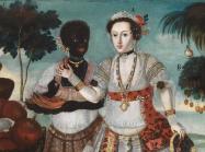 Vicente Albán, Noble Woman with Her Black Slave (detail), c. 1783.