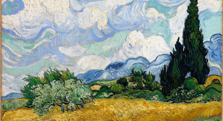 van gogh wheat field