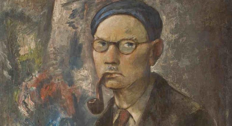 B.J.O. Nordfeldt, Self-Portrait, 1940. Oil on canvas, 32 × 26 in.