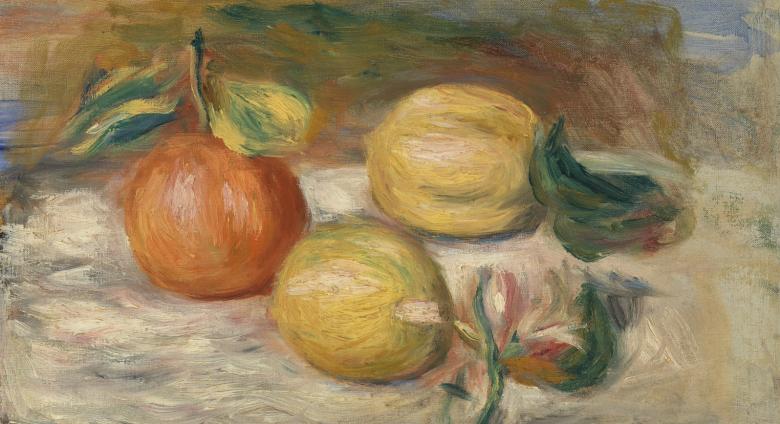 Lemons and Orange (Citrons et orange) (1913), Pierre-Auguste Renoir. License