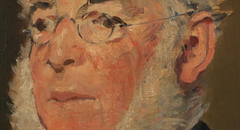 Édouard Manet, Detail of Portrait of Monsieur Jules Dejouy, 1879. Oil on canvas.