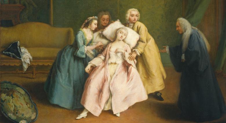 Pietro Longhi, The Faint, c. 1744. Oil on canvas.