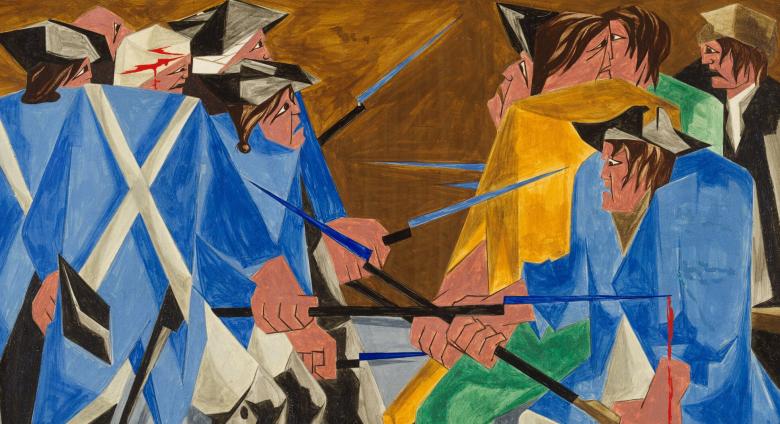 Jacob Lawrence painting