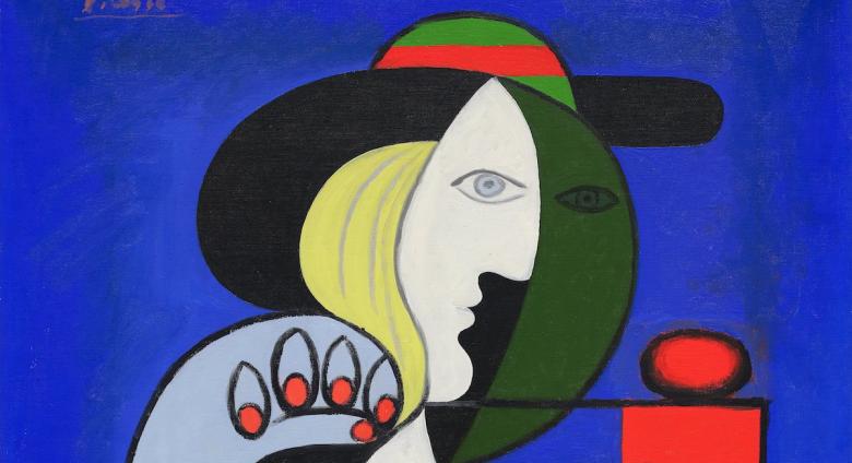 Pablo Picasso, Femme à la montre 1932, oil on canvas, 51 ¼ x 38 inches. Courtesy of Sotheby's.