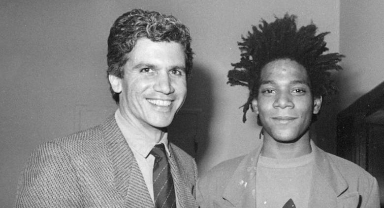 Larry Gagosian and Jean-Michel Basquiat, New York, 1983, Courtesy Gagosian Gallery