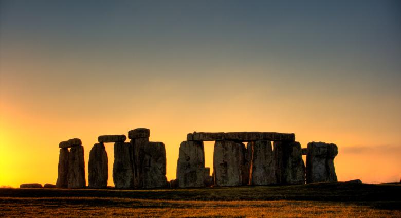 Stone Henge at sunset