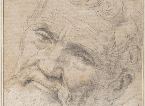 Daniele da Volterra (Italian, c. 1509–1566), Portrait of Michelangelo, c. 1550–51.