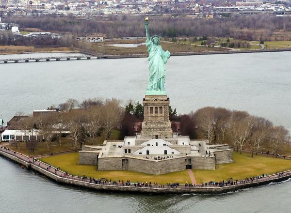 D. Ramey Logan, Liberty Island, 2014. Photograph.