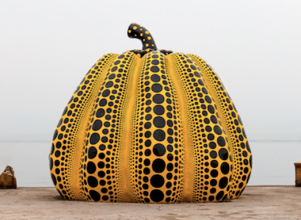 Yayoi Kusama's Yellow Pumpkin on the Japanese island of Naoshima. Image by jezhowell.photo via Flickr