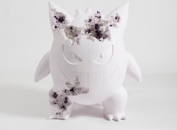 Amethyst Crystallized Large Gengar