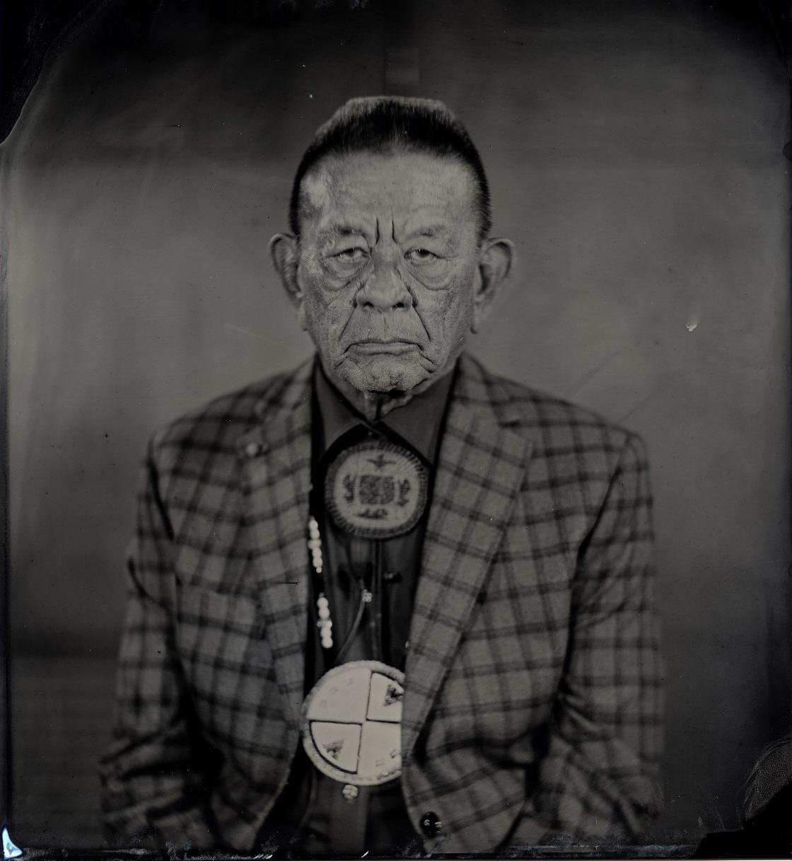 Will Wilson, Diné, b. 1969, "Talking Tintype, John McCoy, Washington State Senator, Citizen of the Tulalip Nation," 2018