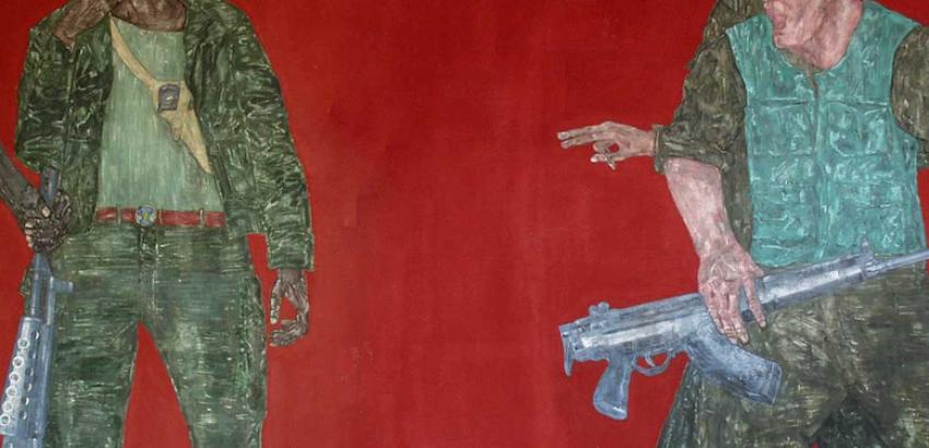 Leon Golub, Mercenaries IV (detail),1980